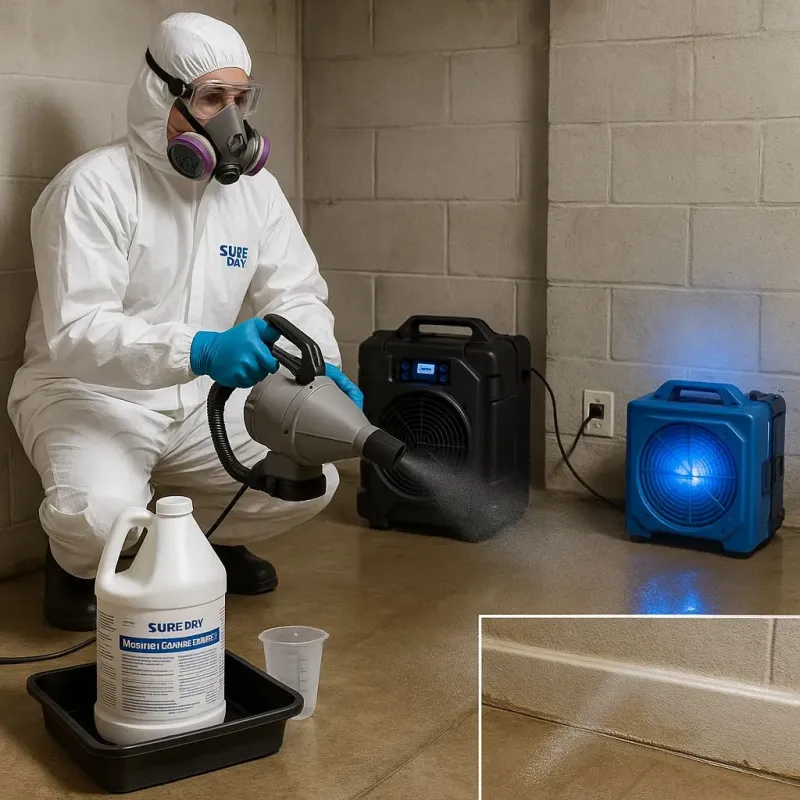 Sanitization and Odor Removal process in Wilton, CT